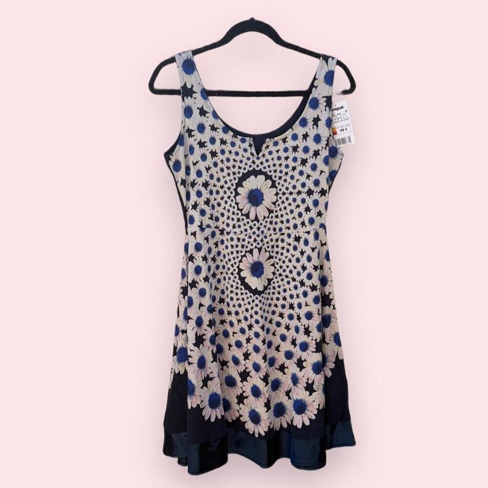 Desigual daisy print mini dress